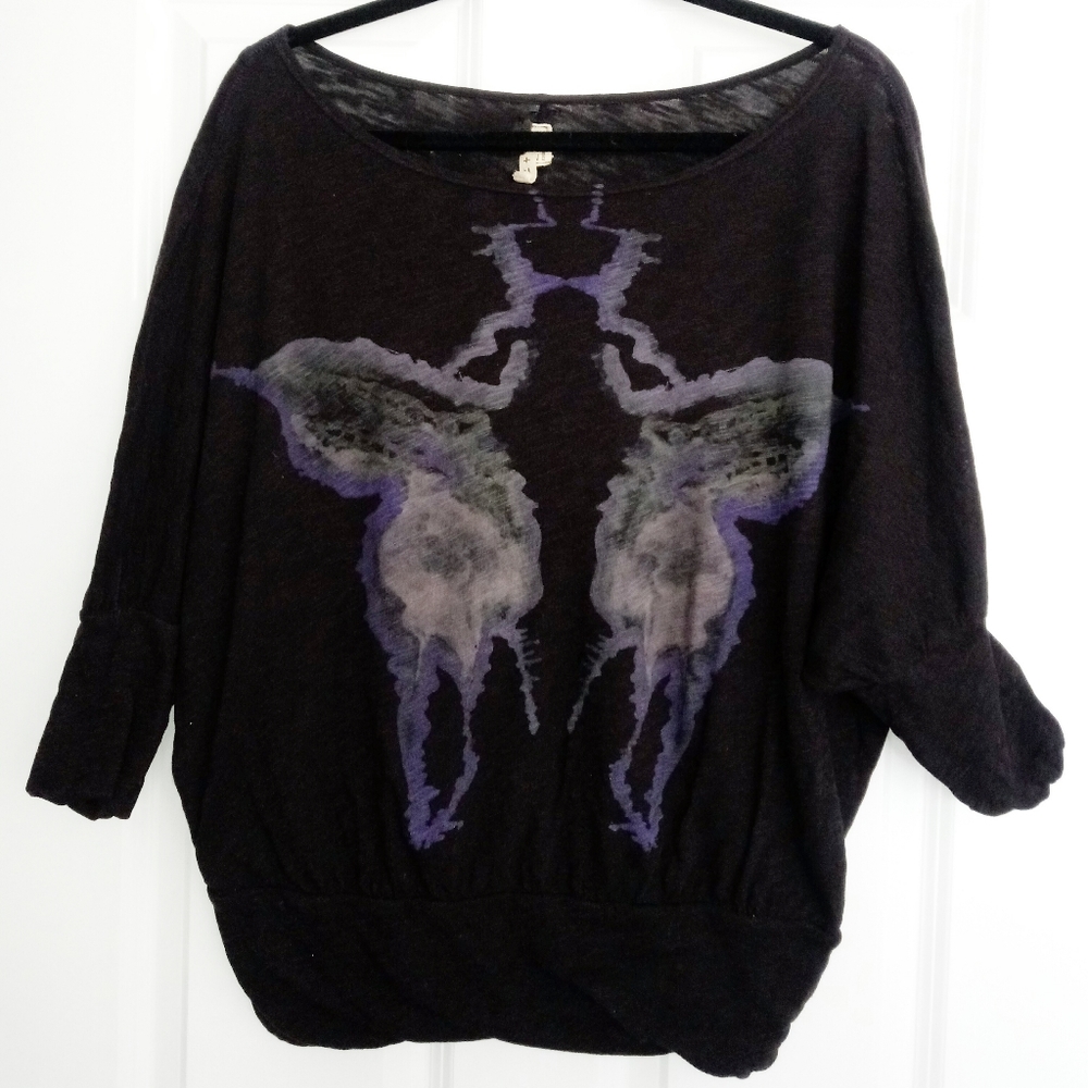 FREE PEOPLE Dolman Sleeve Top